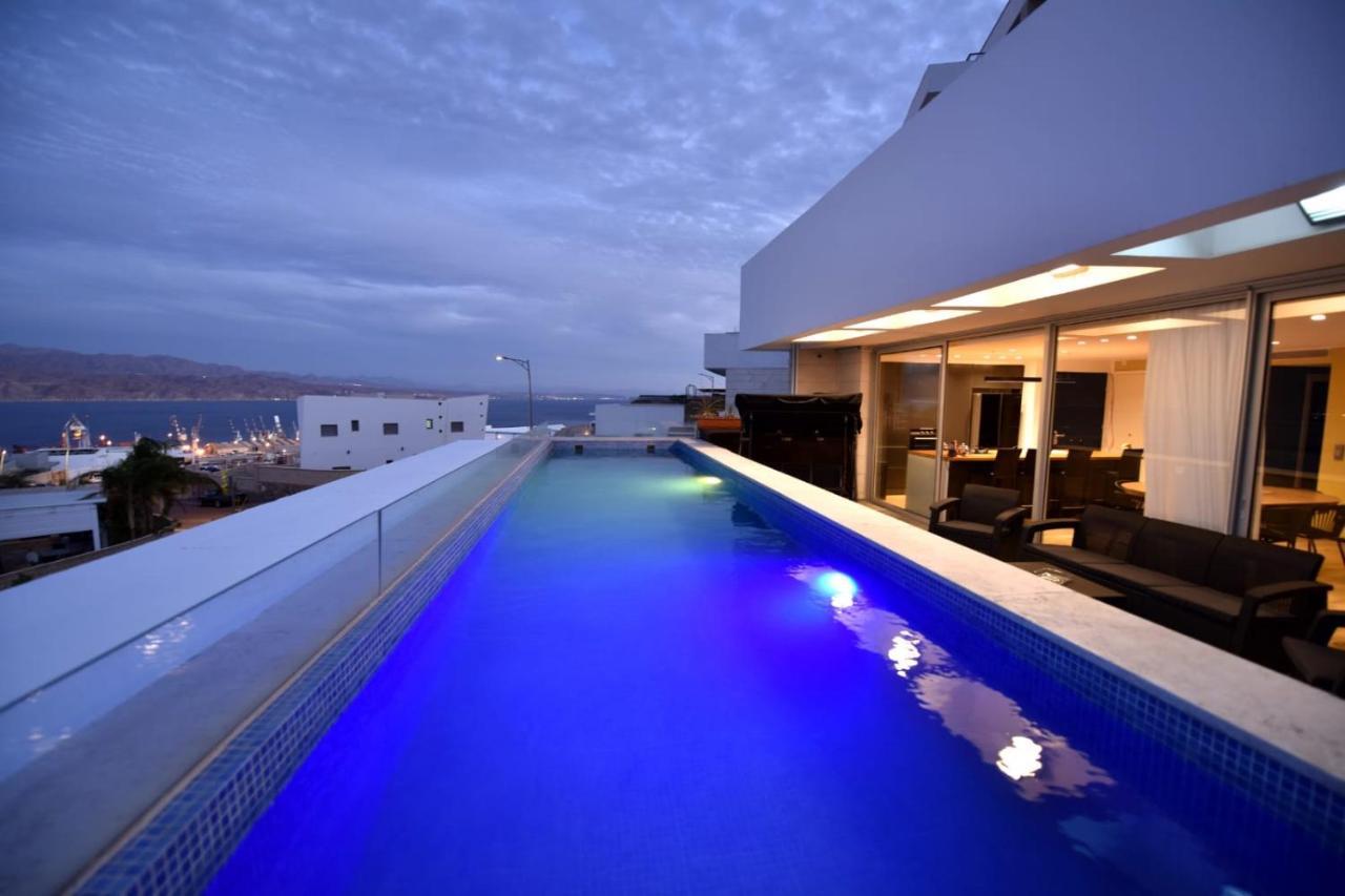 Private Pool Luxury Penthouses Sea View Eilat Kültér fotó